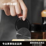 MHW-3BOMBER轰炸机咖啡二次分水网 咖啡机配件意式手柄烧结片 萃取过滤片镀钛 二次分水网(0.2mm)-钛黑-51mm