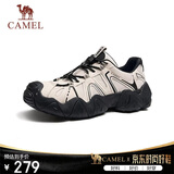 骆驼（CAMEL）云山1代户外免系登山休闲丑萌徒步鞋情侣 G15S076104 米白/黑 42