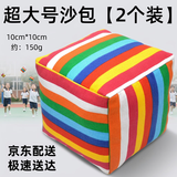 健田（JIANTIAN）大沙包丢沙包体育课训练用10cm沙包户外玩具开学季颜色随机2支