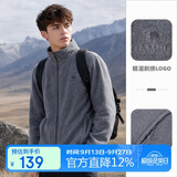 骆驼（CAMEL）户外抓绒衣女双面摇粒绒冲锋衣内胆抗静电薄款立领防风外套男 3XL