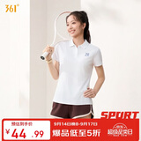 361°t恤女夏季新款运动polo衫速干休闲跑步健身短袖上衣662624111H-1