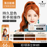 施华蔻（Schwarzkopf）斐丝丽泡泡染发乳6-77落日脏橘 染发泡泡潮流彩染男女通用