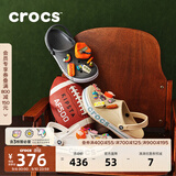 卡骆驰（CROCS）贝雅卡骆班洞洞鞋轻便耐磨一脚蹬男休闲鞋女鞋时尚沙滩鞋|205089 黑色/白色-066(含智必星) 44 (280mm)