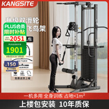 康斯特（KANGSITE）单边飞鸟综合训练器高位下拉练臂引体向上龙门架家用力量训练器材 豪华双轮飞鸟[100KG配重/包安装]