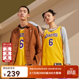 耐克（NIKE）NBA官方洛杉矶湖人勒布朗詹姆斯SW球迷版男子速干球衣篮球服 湖人队/詹姆斯 S