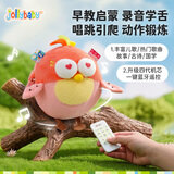 JOLLYBABY音乐跳跳球宝宝哄娃神器儿童复读学说话会唱歌婴儿玩具 喜欢小鸟