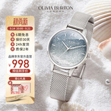 OLIVIA BURTON手表女士ob自营满天星欧美表钢轻奢时尚生日礼物送女友OB16US59