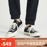匡威（Converse）【滔搏运动】匡威男鞋女鞋低帮帆布鞋复古系带硫化鞋情侣款黑色 162058C 39