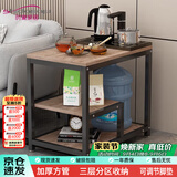时黛家居沙发边几边桌大理石纹简约客厅置物茶水架床边角几茶几桌