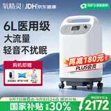 氧精灵6L升医用级制氧机吸氧机家用老人氧气机5L升级中重度缺氧国家补贴