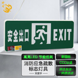 神龙应急灯消防疏散指示灯 安全出口灯 消防标志灯 双面字新国标