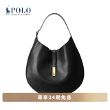 Polo Ralph Lauren 拉夫劳伦 Polo ID 女配 经典款皮革大号单肩包RL51979 001-黑色 ONE