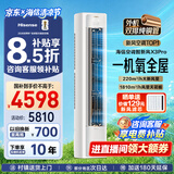 海信空调智新风X3Pro 大3匹 220m³/h新风量 AI省电 空气净化 大客厅柜机空调KFR-72LW/X300Pro-X1