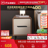 芝华仕（CHEERS）床头柜卧室收纳柜意式简约高脚储物家具床头柜G032中茶色