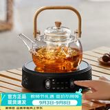 忆壶茶（YIHUTEA）煮茶壶电陶炉煮茶器烧水壶泡茶炉养生壶套装泡茶壶加厚功夫茶具 1500w自动断电陶炉+煮茶壶1L