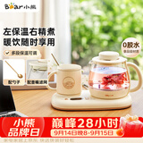 小熊（Bear）迷你养生壶 办公室烧水壶电水壶煮茶壶 保温杯垫多功能花茶壶煮水壶0.8升 YSH-D08D3