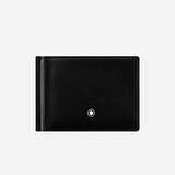 万宝龙（MONTBLANC）双11礼物大班系列6片钱夹格配金属票夹 黑色5525