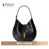 Polo Ralph Lauren 拉夫劳伦 Polo ID 女配 经典款中号皮革单肩包RL52386 001-黑色 ONE