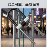 虎顿（HOTUN）玻璃门锁 U型锁双开门锁 门店商铺门锁 C级锁芯摩托车锁A137-400