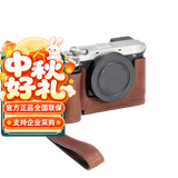 索尼（SONY）相机包    高颜值 摄像机 微单相机包 复古相机套 肩带 7CM2相机皮套(棕色斯莫格）
