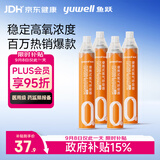 鱼跃便携式医用供氧器氧气瓶孕妇老人吸氧制氧机高反旅游1400ml四瓶装