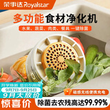 荣事达（Royalstar）果蔬清洗机洗水果神器洗菜机去农药残留多功能食材净化机母婴消毒RSQ-25SY1【钛电解片+无线充电】