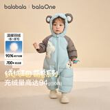 巴拉巴拉童装婴儿连体羽绒服连体衣宝宝衣服冬装哈衣爬服萌趣男童女童