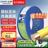 正泰（CHNT）电线铜芯电缆电源线BV1.5/2.5/4平方6平方国标纯铜家装硬电线 双色BV6（100米）