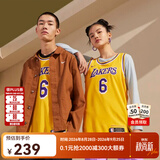 耐克（NIKE）NBA官方洛杉矶湖人勒布朗詹姆斯SW球迷版男子速干球衣篮球服 湖人队/詹姆斯 S