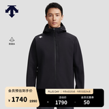 迪桑特（DESCENTE）TRAINING综训运动健身防泼水男士加绒梭织上衣 BK-黑色 2XL (185/104A)