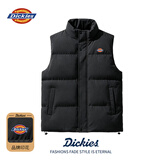 Dickies秋季新款情侣羽绒棉马甲男士韩版修身加厚青年背心马夹男装外套