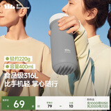 BENEUNDER保温杯大容量保冷咖啡水杯不锈钢生日礼物LC131映野灰国庆结婚