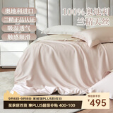 巢歌礼盒装60支奥地利兰精天丝四件套冰丝莫兰迪双拼床上用品双人被套