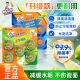 威猛先生（Mr Muscle）洁厕灵洁厕块马桶清洁剂洁厕宝蓝泡泡除菌清洁去异味百草清香耐用 【清香型+柠檬香】洁厕宝10块