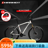 土拨鼠（Marmot）铝合金山地车超轻油碟减震变速成人自行车 白黑红-下单备注净身高 11速 165-175cm身高勿拍