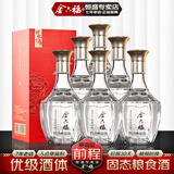 金六福 前程似锦 50.8度500ML兼香型白酒固态法粮食酒绵柔送礼 6瓶 (整箱)