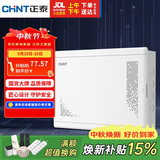 正泰家用装饰信息箱弱电箱 白色-390排插+猫架NEX2-C21830