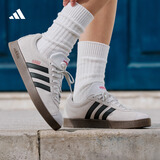 adidas「T头鞋」VL COURT CLASSIC板鞋德训鞋男女阿迪达斯轻运动   灰色/黑色/红色 (推荐女生选小半码)   35.5