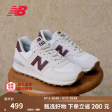 NEW BALANCENB官方秋季女款耐磨复古厚底轻便百搭休闲运动慢跑鞋WL574RCF 米白色 WL574RCF 36.5 (脚长23cm)尺码详询客服