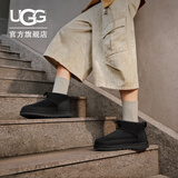 UGG冬季男士简约保暖经典超短靴休闲雪地靴1174581BLK|黑色42