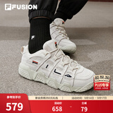 斐乐面包鞋｜FILA FUSION潮牌篮球鞋男士低帮运动鞋休闲鞋老爹鞋 燕麦色-OM 42