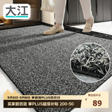 大江入户门地垫脚垫户外门口地毯硬丝进门垫77x120cm
