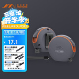 吉米家居 抗摔防锈耐磨3.5m卷尺 双面刻度包胶卷尺 JM-G15318N