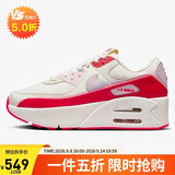 耐克 女子AIR MAX 90 LV8 SE厚底休闲鞋HF5073-133 白亮红 38.5 