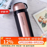 乐扣乐扣（LOCK&LOCK）保温壶304不锈钢大容量便携式家用保温保冷水壶户外露营旅行壶1.5L金色