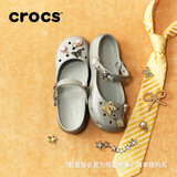 卡骆驰（CROCS）经典闪耀芭蕾鞋外穿女鞋单鞋时尚百搭花园鞋凉鞋|213293 银闪-0IC 38 (240mm)