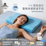 嘉唯（JAHVERY）枕头记忆棉枕颈椎枕高低护颈枕睡眠颈椎成人睡觉专用睡眠波浪枕 A类 粉粒凝胶蓝精灵柔酥高低护颈枕 I系（60*40*11/9cm）