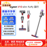 戴森（DYSON）吸尘器V7V8/V10V11吸尘器国行家用除尘除螨无线手持宠物毛发地毯办公室等适用原装二手9新以上 V10 slim fluffy【轻量版】 非原包装 全套配件