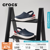 CROCS卡骆驰舒乐洞洞鞋时尚百搭男鞋运动鞋舒适男休闲鞋一脚蹬|209964 深蓝色-410 41 /42(260mm)