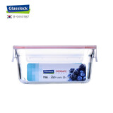 Glasslock 进口微烤两用钢化玻璃保鲜盒冰箱收纳饭盒 1780ml长方形